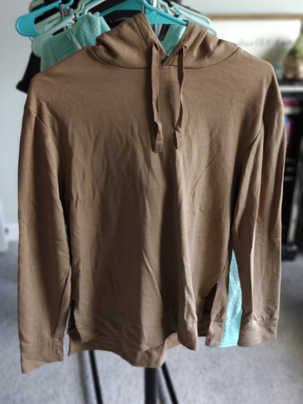 A New Day Lightweight Tan Hoodie